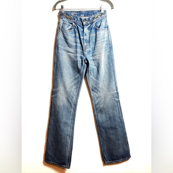 Celine Jane Flare  Jeans  Light Blue Wash  26 - Picture 1 of 11